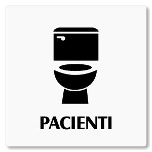 WC pacienti, 80x80mm, bílá, Nevada